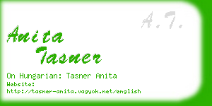 anita tasner business card